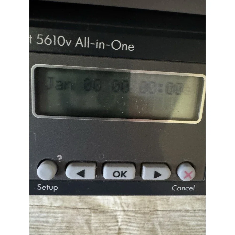HP OfficeJet  5610 Color All-in-One Inkjet Printer/Copier/Scanner With Cords